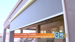 All Pro Shade Concepts has beautiful automated roll down shades and awnings. No job too big or small!