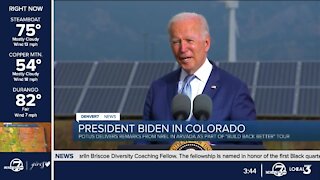 Biden touts infrastructure bill, Build Back Better plan in Colorado