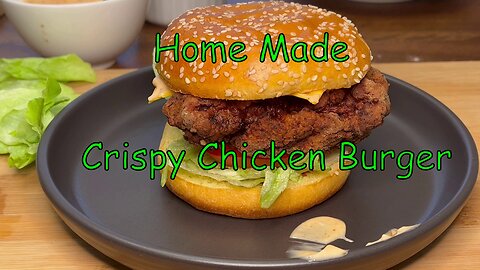 How To Make Crispy Chicken Burgers - Cheap & Easy