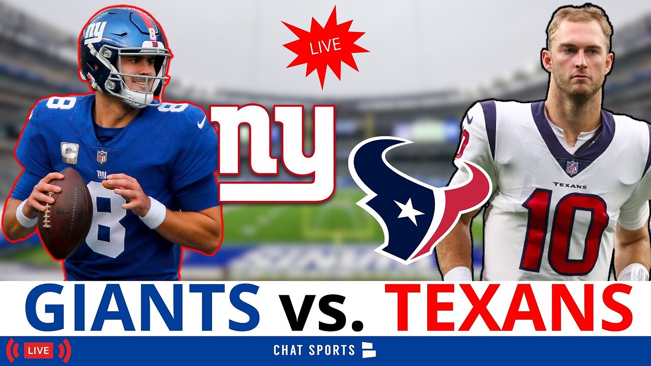 Giants vs. Texans Streaming Scoreboard, Play-By-Play, Highlights, Stats &  Updates