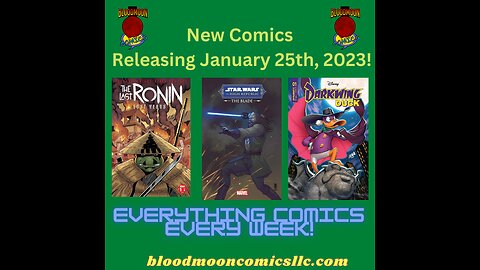 New Comic Book releases for January 25, 2023 + Key issues