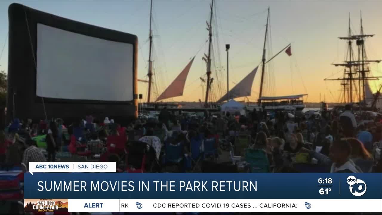 Summer Movies in the park return in San Diego County