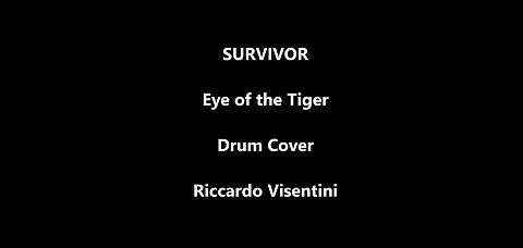 Survivor - Eye of the Tiger - Drum Cover