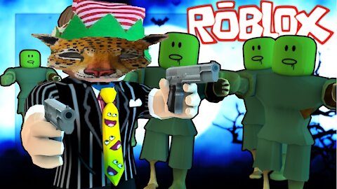 Games - playing zombie attack on roblox