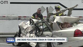 One person dead following a crash in Pavilion
