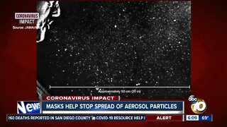 UCSD Research: Masks help stop spread of aerosol particles