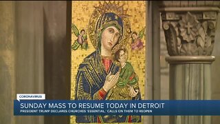 In-Person Sunday Mass Resumes Today in Detroit