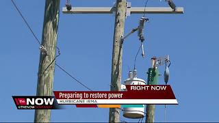 Preparing to restore power after Hurricane Irma