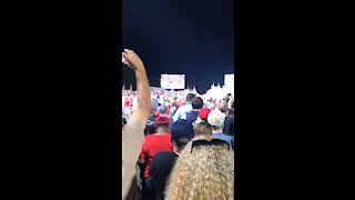 “We love you” cheers Alabama crowd.