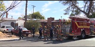 Couple critically hurt in Vegas house fire