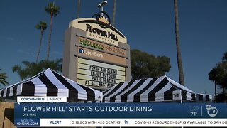'Flower Hill' starts outdoor dining