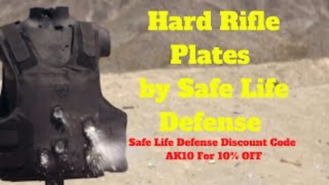 Hard Rifle Plates by Safe Life Defense - Discount Code AK10 For 10% OFF