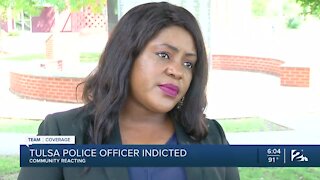 Community reacts after Tulsa police officer indicted