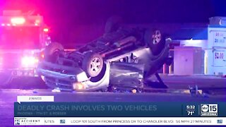 One dead, 3 hurt in overnight crash in Phoenix