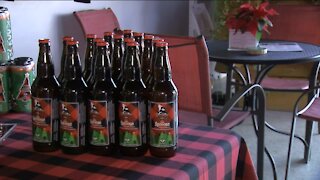 Black Husky 'Sproose' Beer made from Milwaukee Christmas Tree
