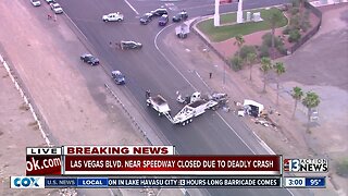 Fatal crash near Las Vega Motor Speedway