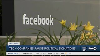 Social media sites to stop political donations