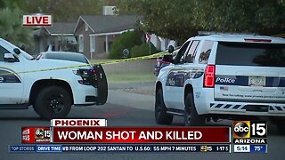 Woman shot, killed in Phoenix