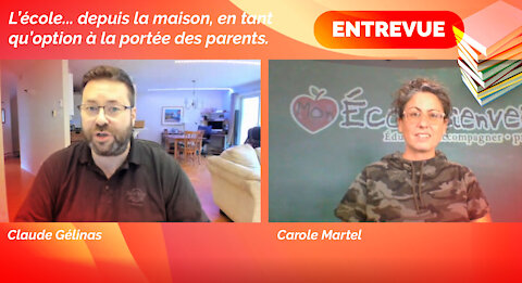 Claude Gélinas échange avec Carole Martel à propos de son École Bienveillante