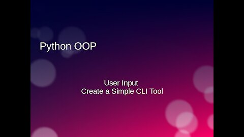 Python, OOP CLI and JSON (Ep. 12)