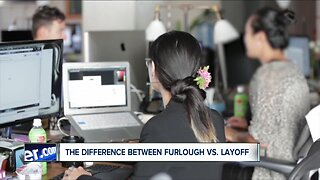 Explaining the difference between "furlough" and "layoff"