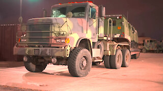 Colorado Snow Response Teams Colorado Army National Guard Snow Response Vehicles staged