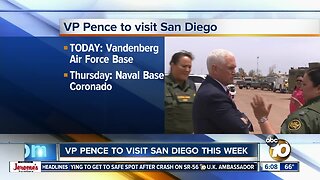 Vice President Pence visiting San Diego area