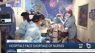Hospitals face shortage of nurses