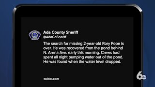 UPDATE: Search team finds body of missing 2-year-old boy