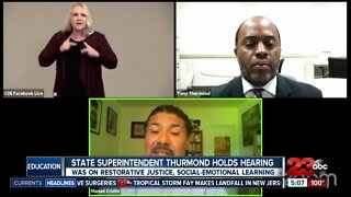 State Superintendent Thurmond holds hearing on special education funding