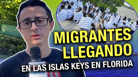 263 migrants ilegales arrestados en islas Keys en Florida este fin de semana