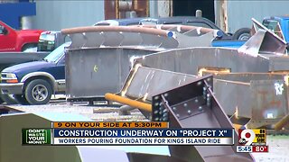 Construction underway at Kings Island
