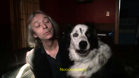 Whiny dog clearly says "NO" to singing
