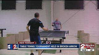 Table tennis tournament held in Broken Arrow