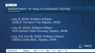 Additional COVID-19 testing sites to open in Naples