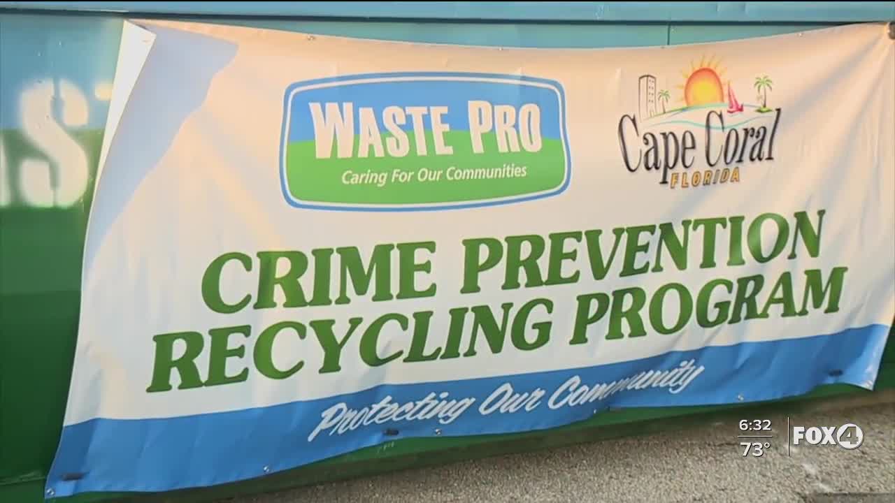 Cape Coral and Waste Pro offer recycling antitheft program