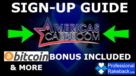 How to sign-up to America's Cardroom