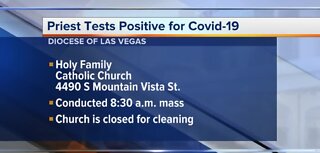 Las Vegas priest tests positive for COVID-19