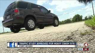 Fort Myers approves traffic study for heavy crash site.