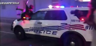 Detroit police clash with protesters