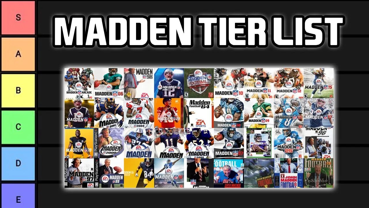 My Madden Tier List : r/Madden