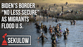 Biden’s Border “No Less Secure” As Migrants Flood U.S.