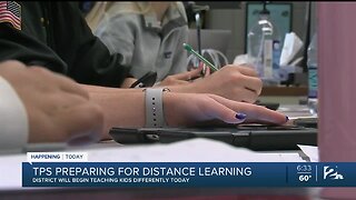 tps prepares for distance learning