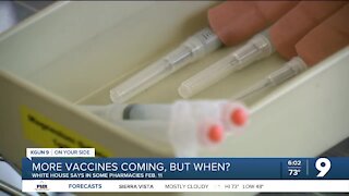 White House sending COVID vaccine to pharmacies