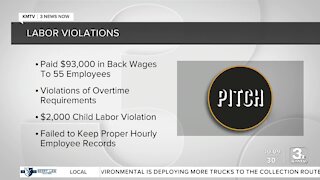 Pitch Pizza labor violations