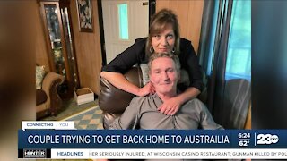 Couple trying to get back home to Australia