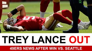 BREAKING: Trey Lance Out For The Season With Ankle Injury | Jimmy G Show | 49ers News vs. Seahawks