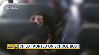 Kids bully 5-year-old with special needs on bus