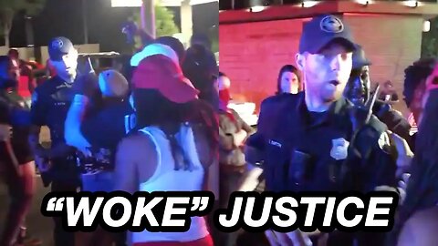 Angry Mob Bans WHITE COPS from crime scene