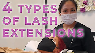 4 Types Of Lash Extensions 🙋‍♀️
